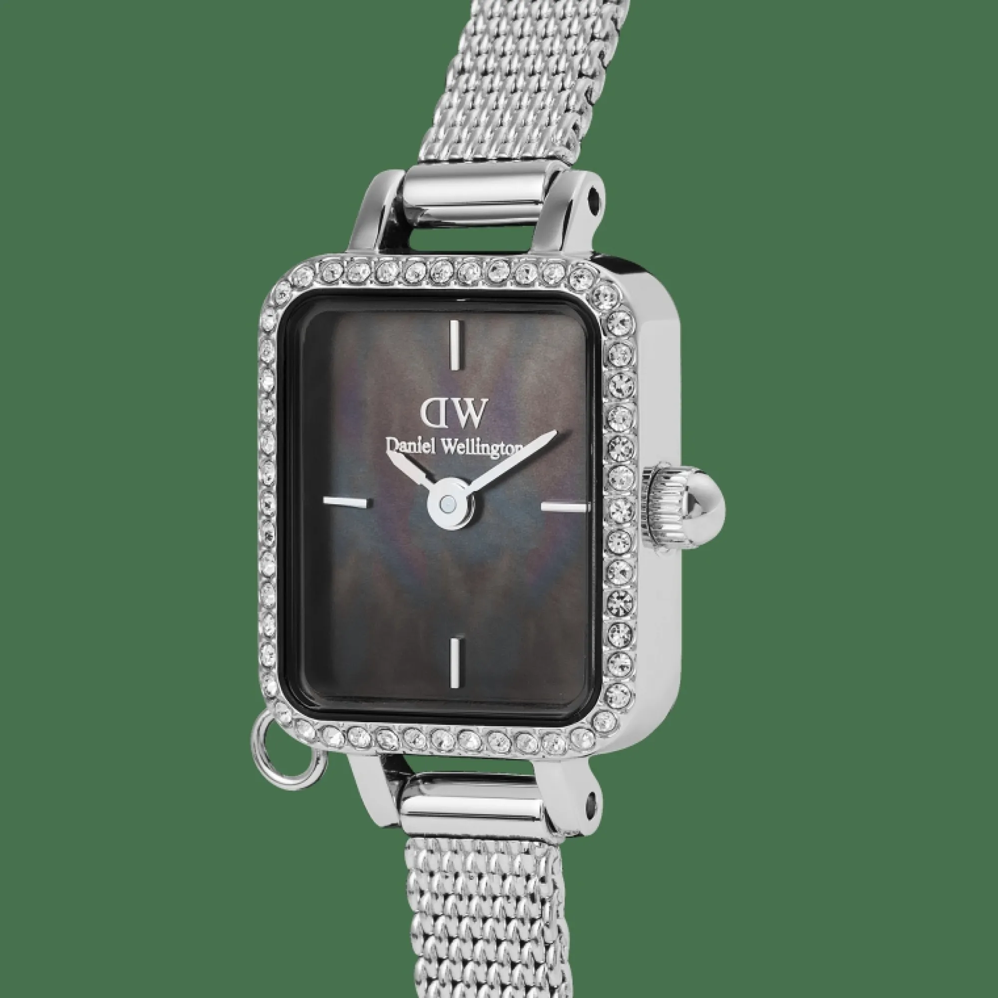 Daniel Wellington Damklockor<Quadro Mini Crystal Zodiac Sterling Silver