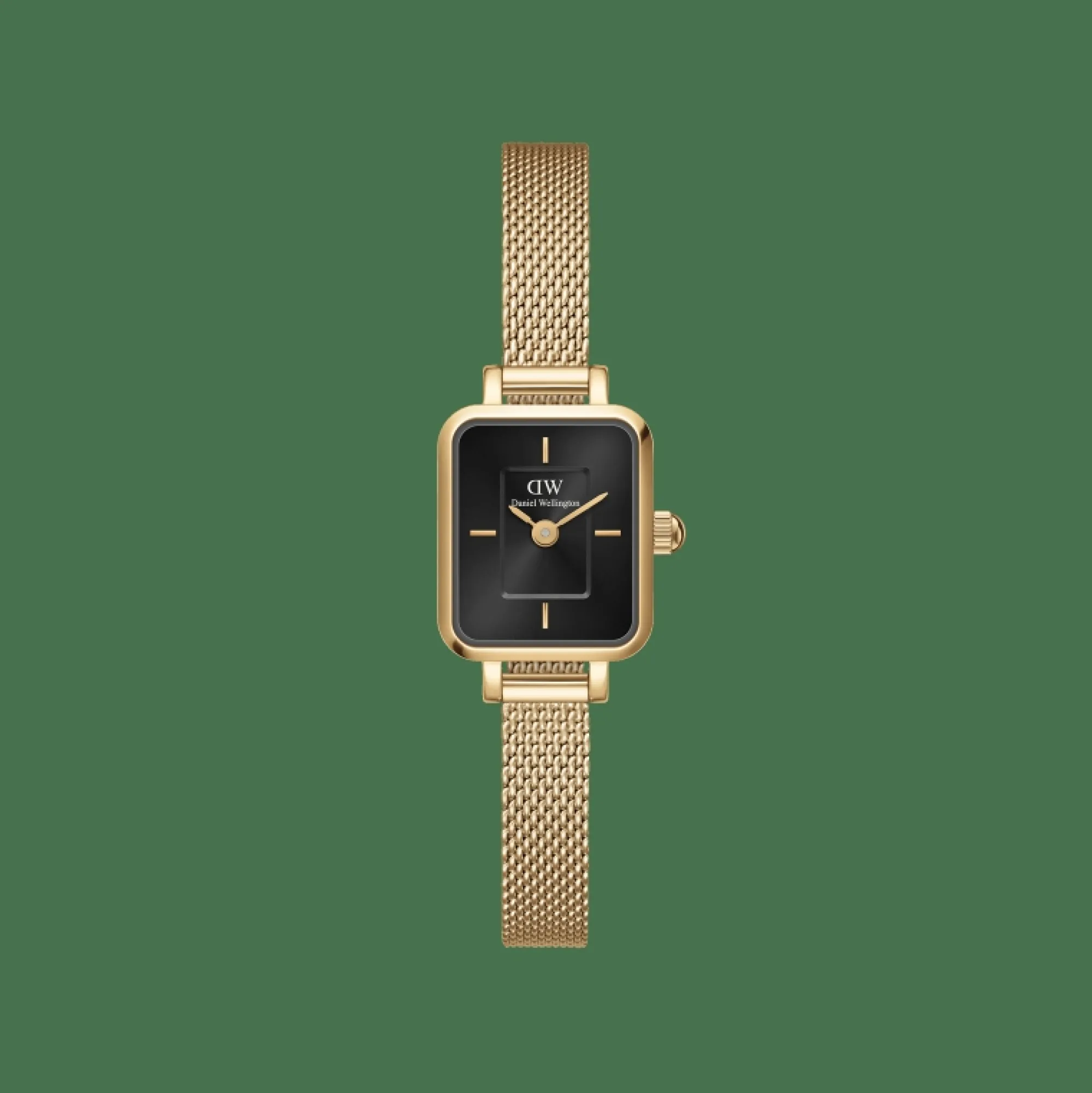 Daniel Wellington Damklockor<Quadro Mini Ever Onyx Gold