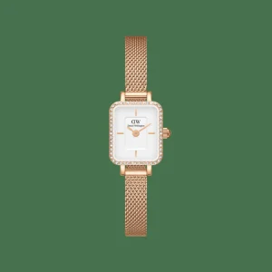 Daniel Wellington Damklockor<Quadro Mini Lumine Bezel Rose Gold