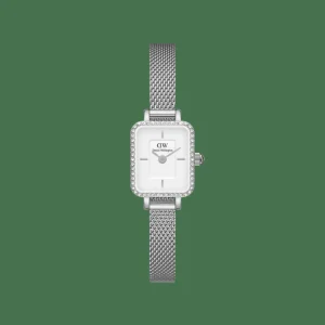 Daniel Wellington Damklockor<Quadro Mini Lumine Bezel Silver