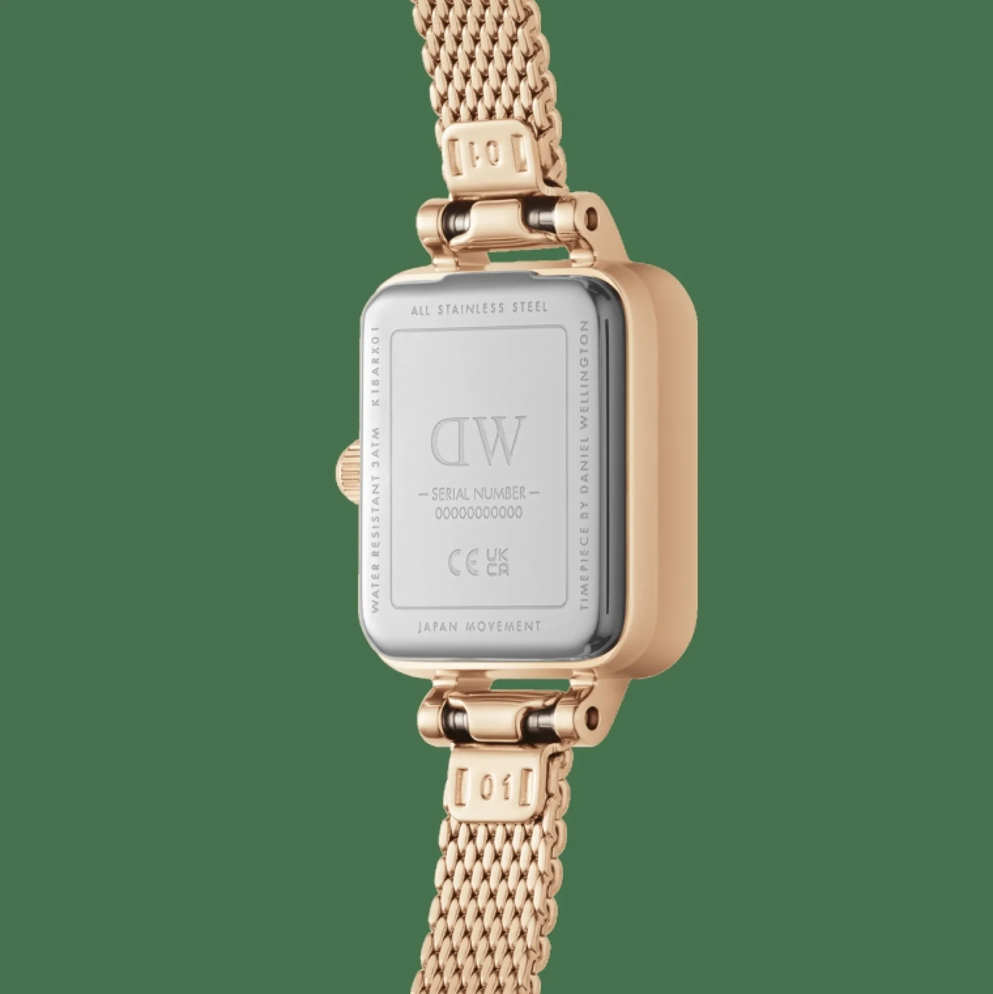 Daniel Wellington Damklockor<Quadro Mini Melrose Amber Rose Gold