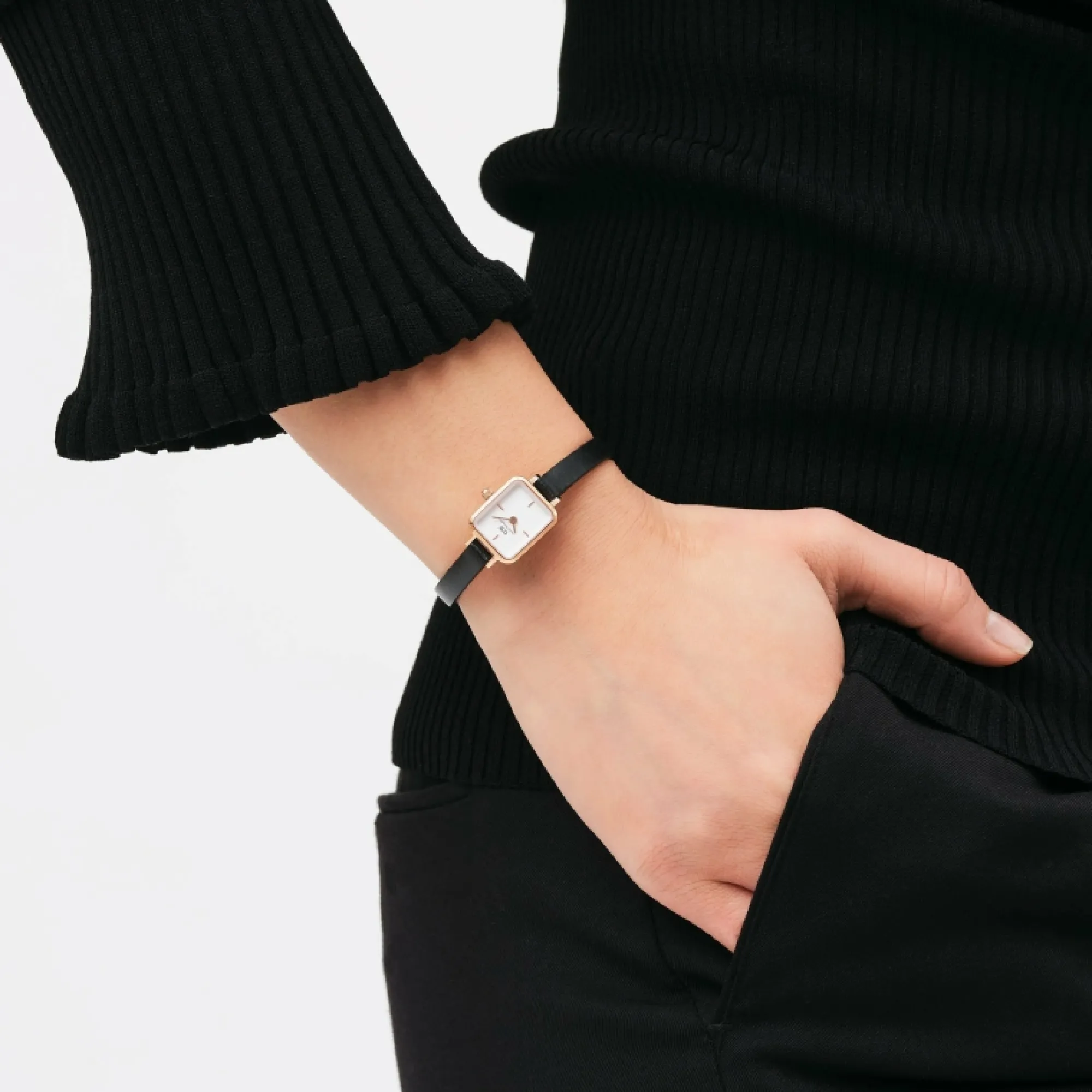 Daniel Wellington Damklockor<Quadro Mini Sheffield Rose Gold