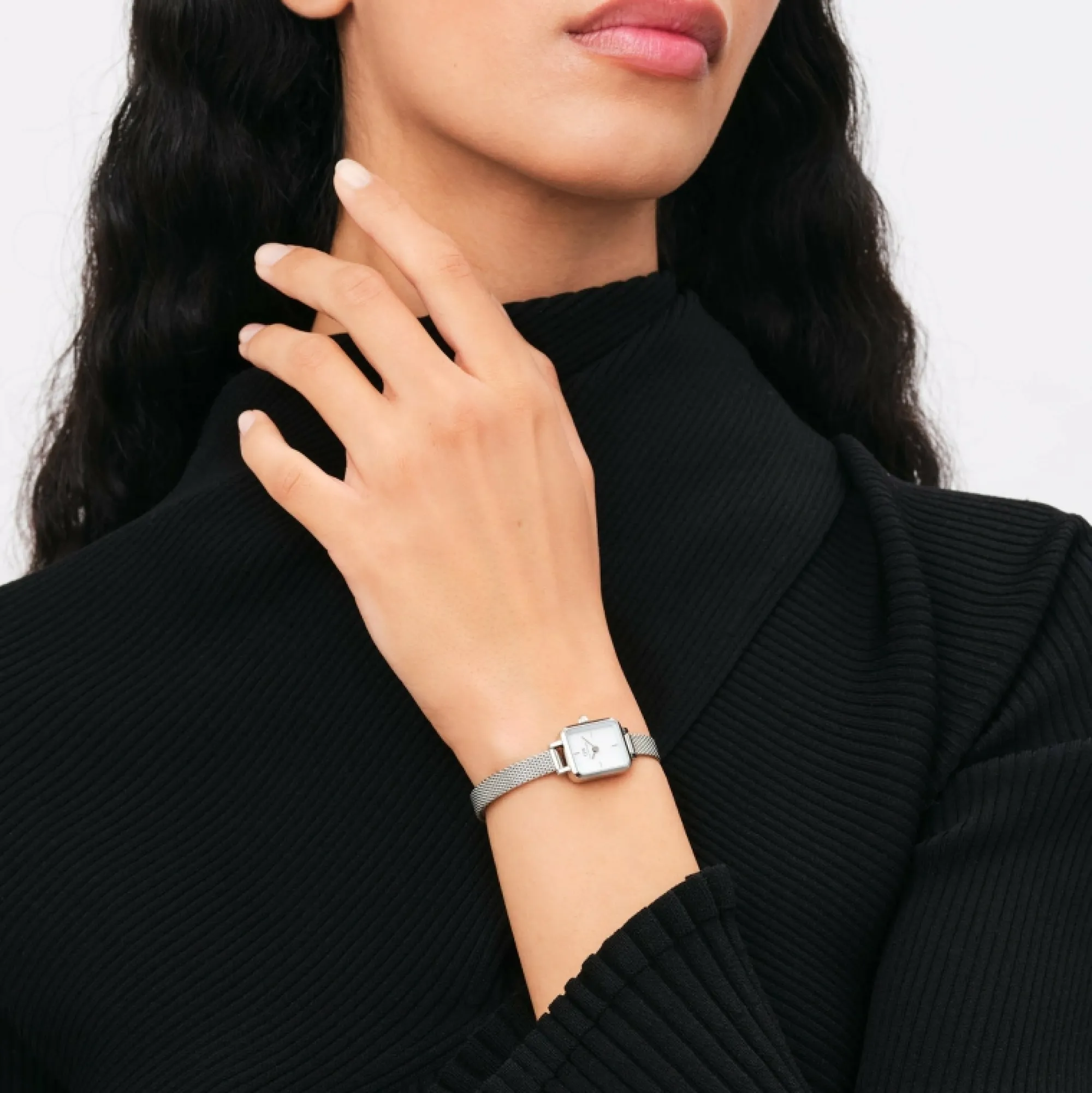 Daniel Wellington Damklockor<Quadro Mini Sterling Silver