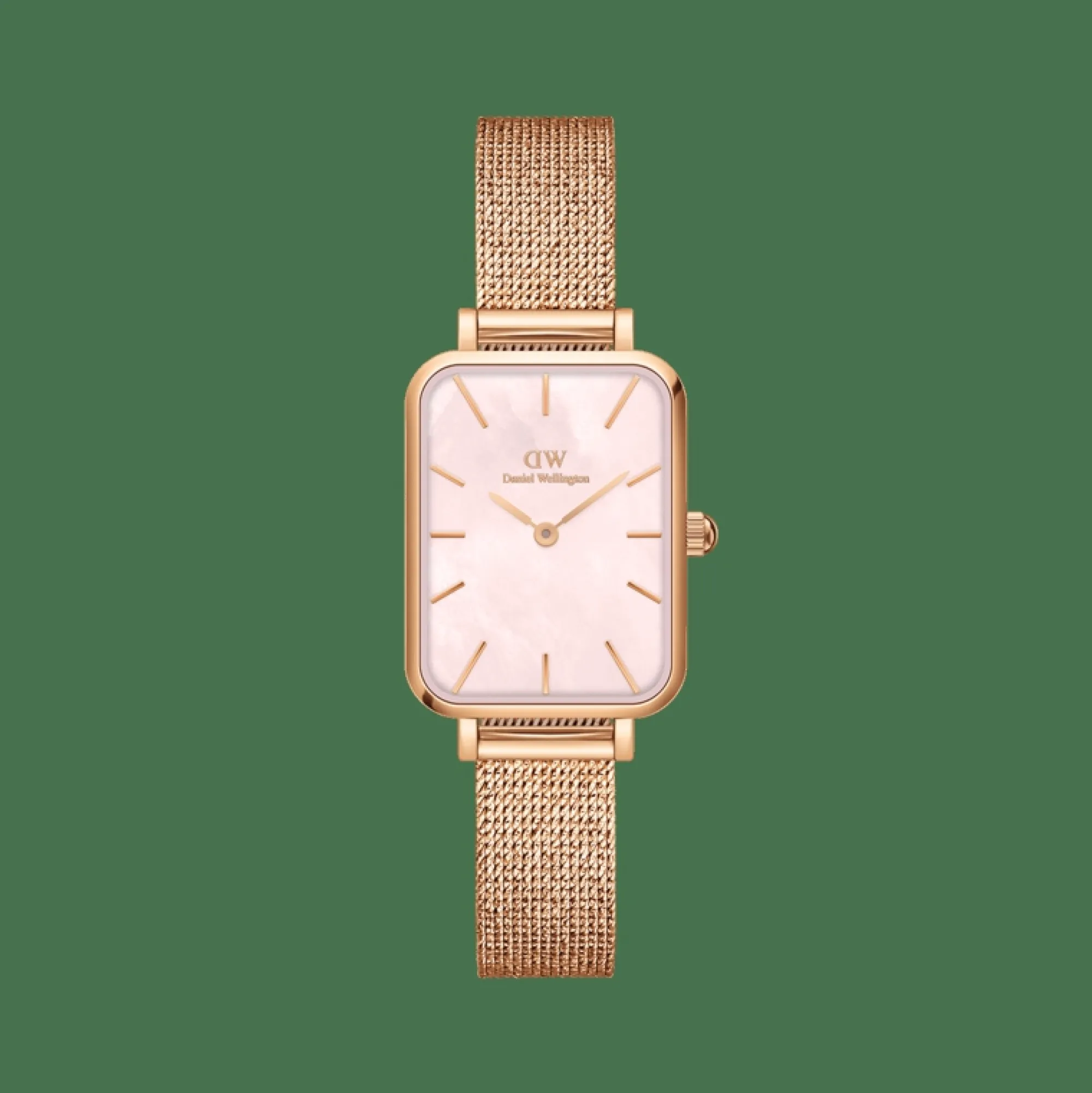 Daniel Wellington Damklockor<Quadro Pressed Melrose Rose Gold