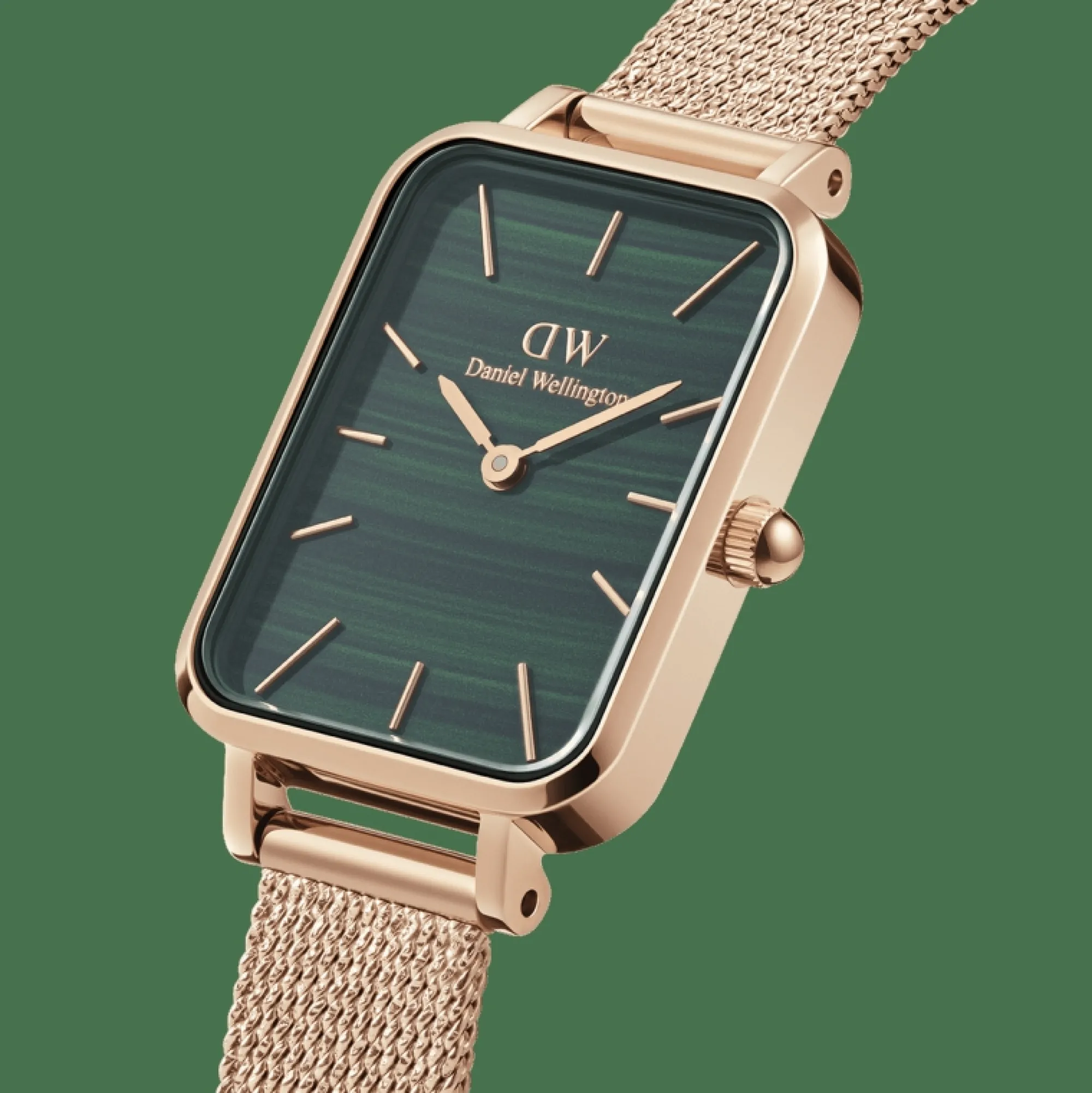 Daniel Wellington Damklockor<Quadro Pressed Melrose Rose Gold