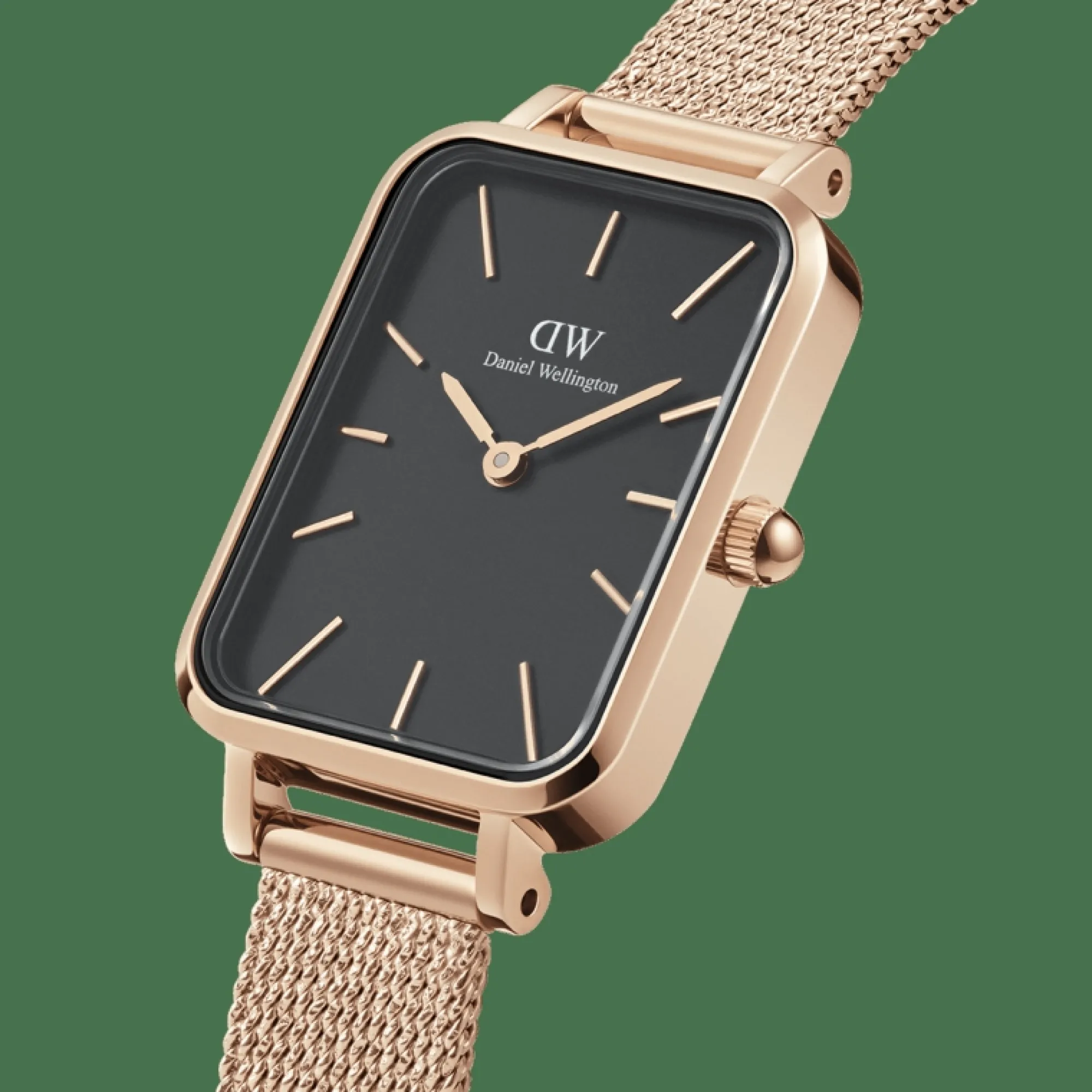 Daniel Wellington Damklockor<Quadro Pressed Melrose Rose Gold