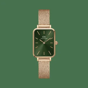 Daniel Wellington Damklockor<Quadro Pressed Melrose Emerald Rose Gold