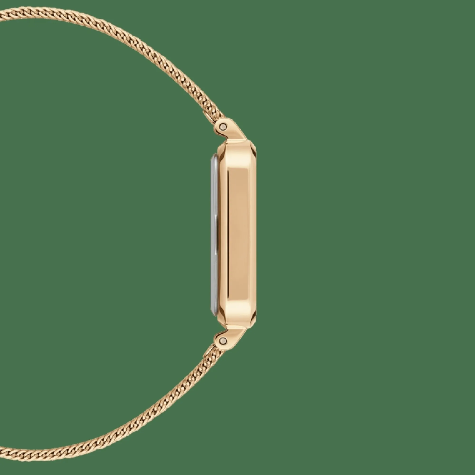 Daniel Wellington Damklockor<Quadro Pressed Melrose Emerald Rose Gold