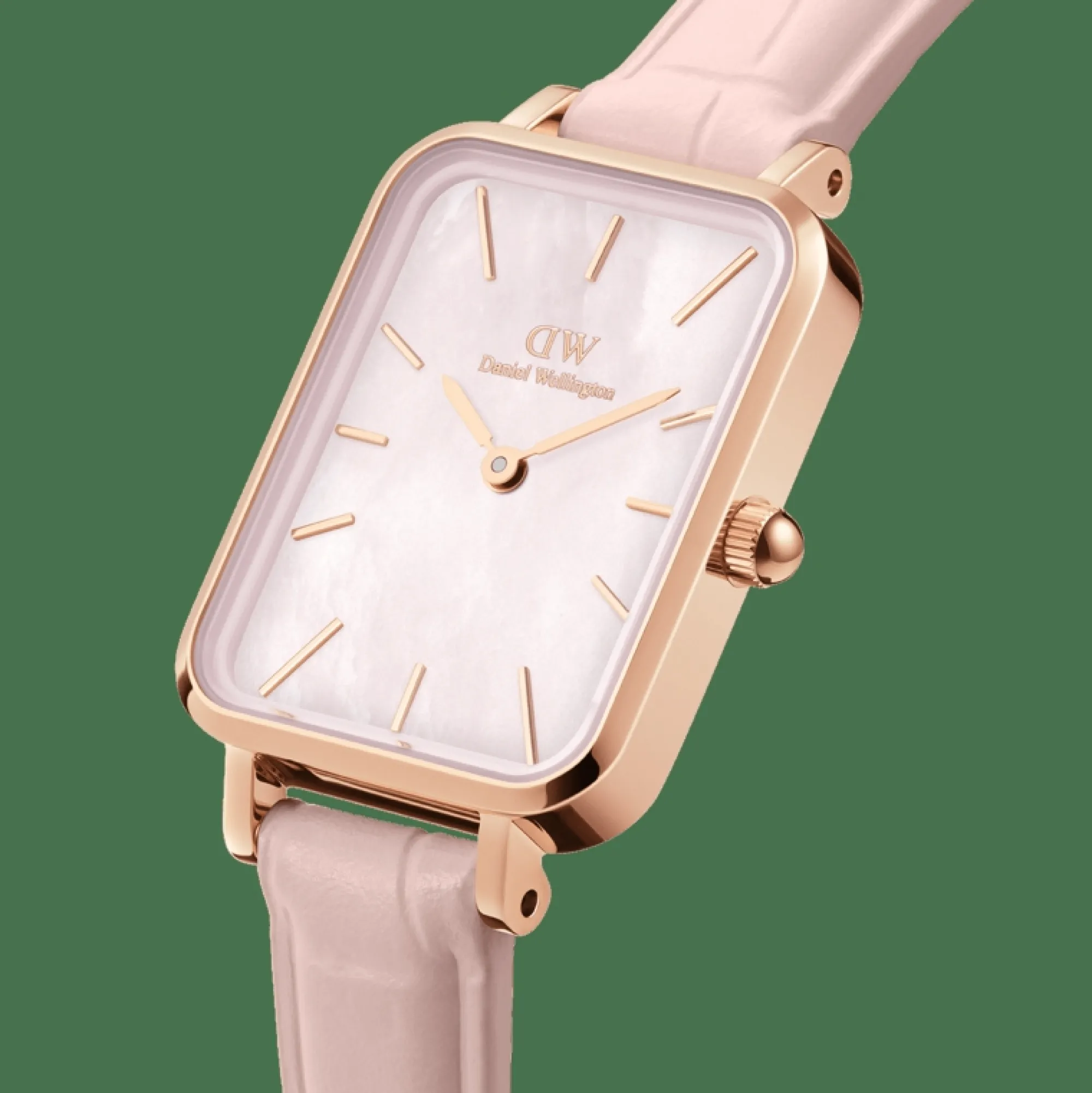 Daniel Wellington Damklockor<Quadro Pressed Rouge Rose Gold