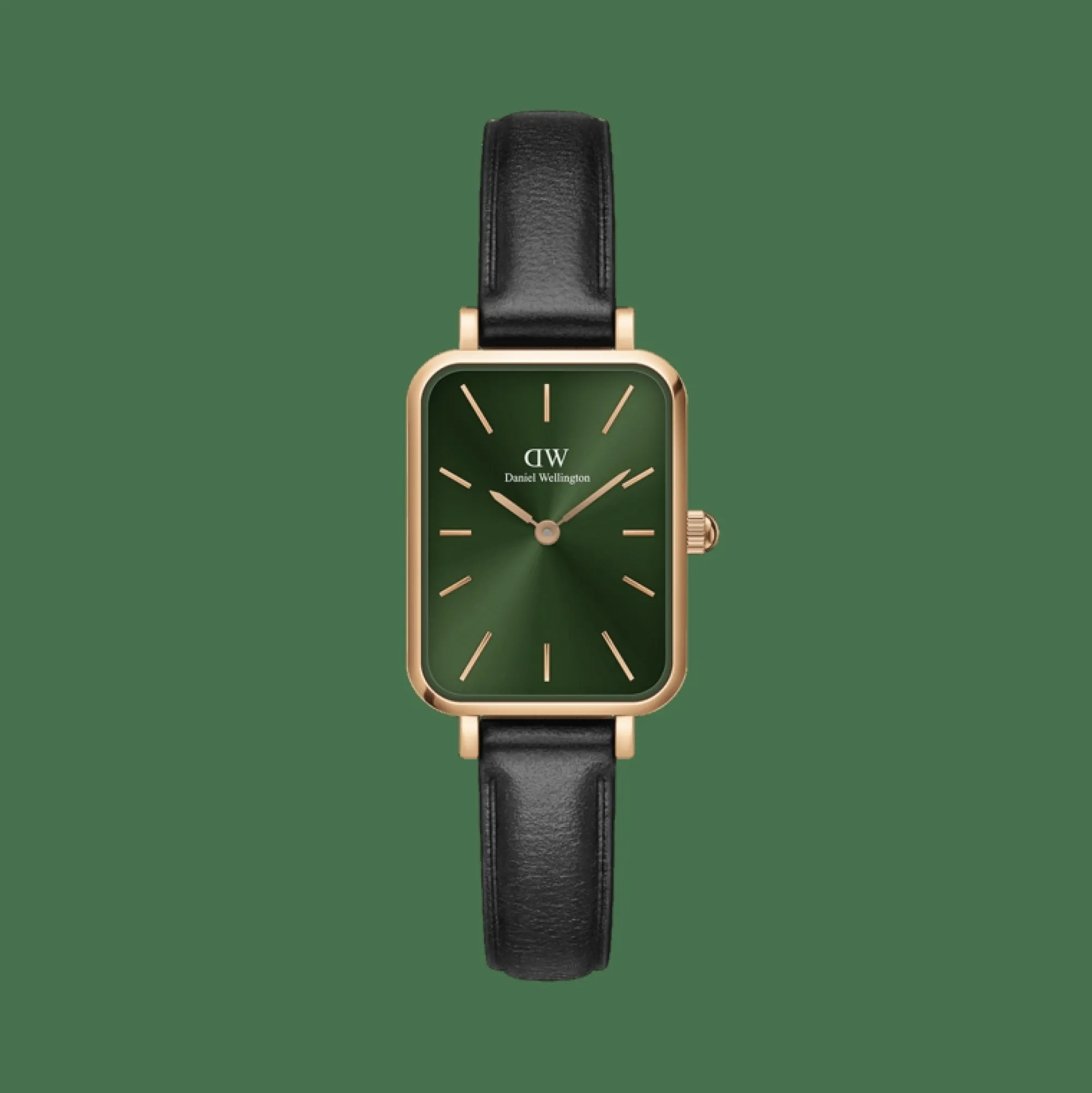 Daniel Wellington Damklockor<Quadro Pressed Sheffield Emerald Rose Gold