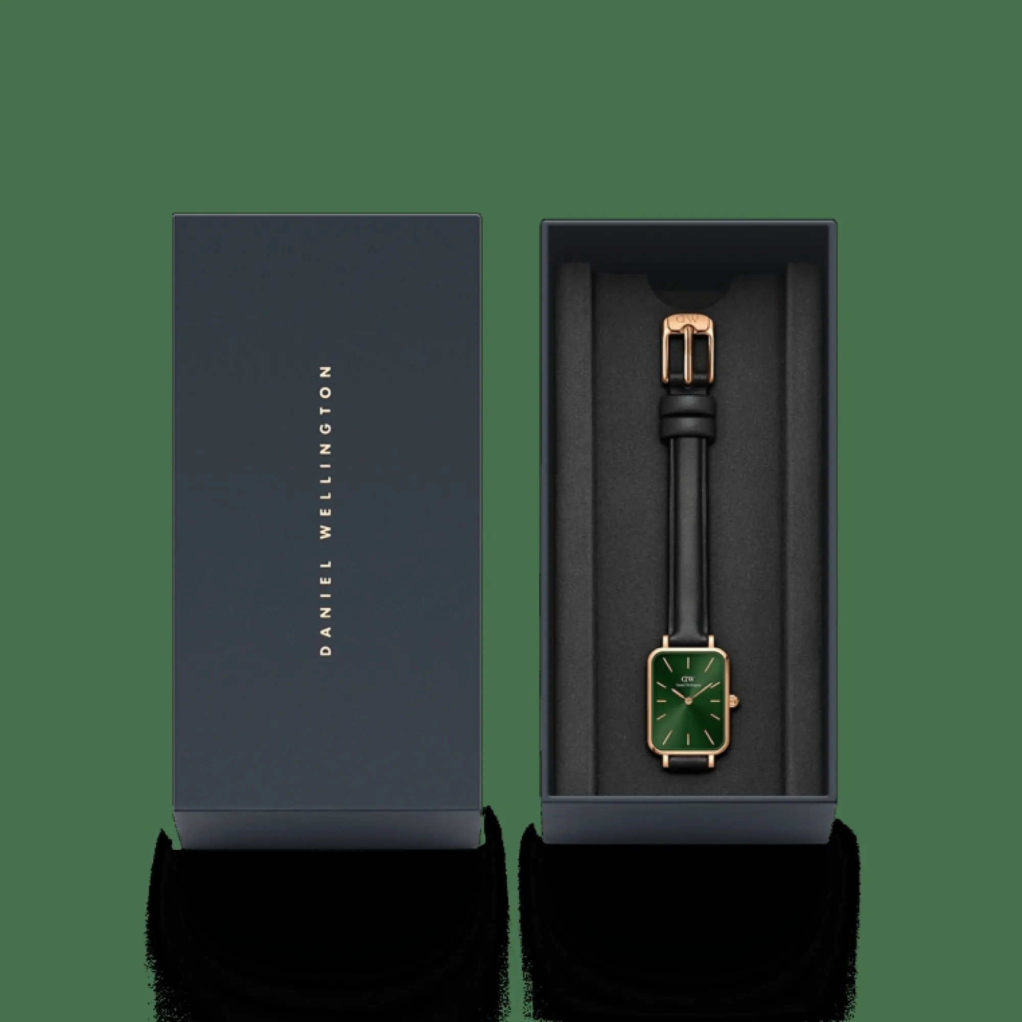 Daniel Wellington Damklockor<Quadro Pressed Sheffield Emerald Rose Gold