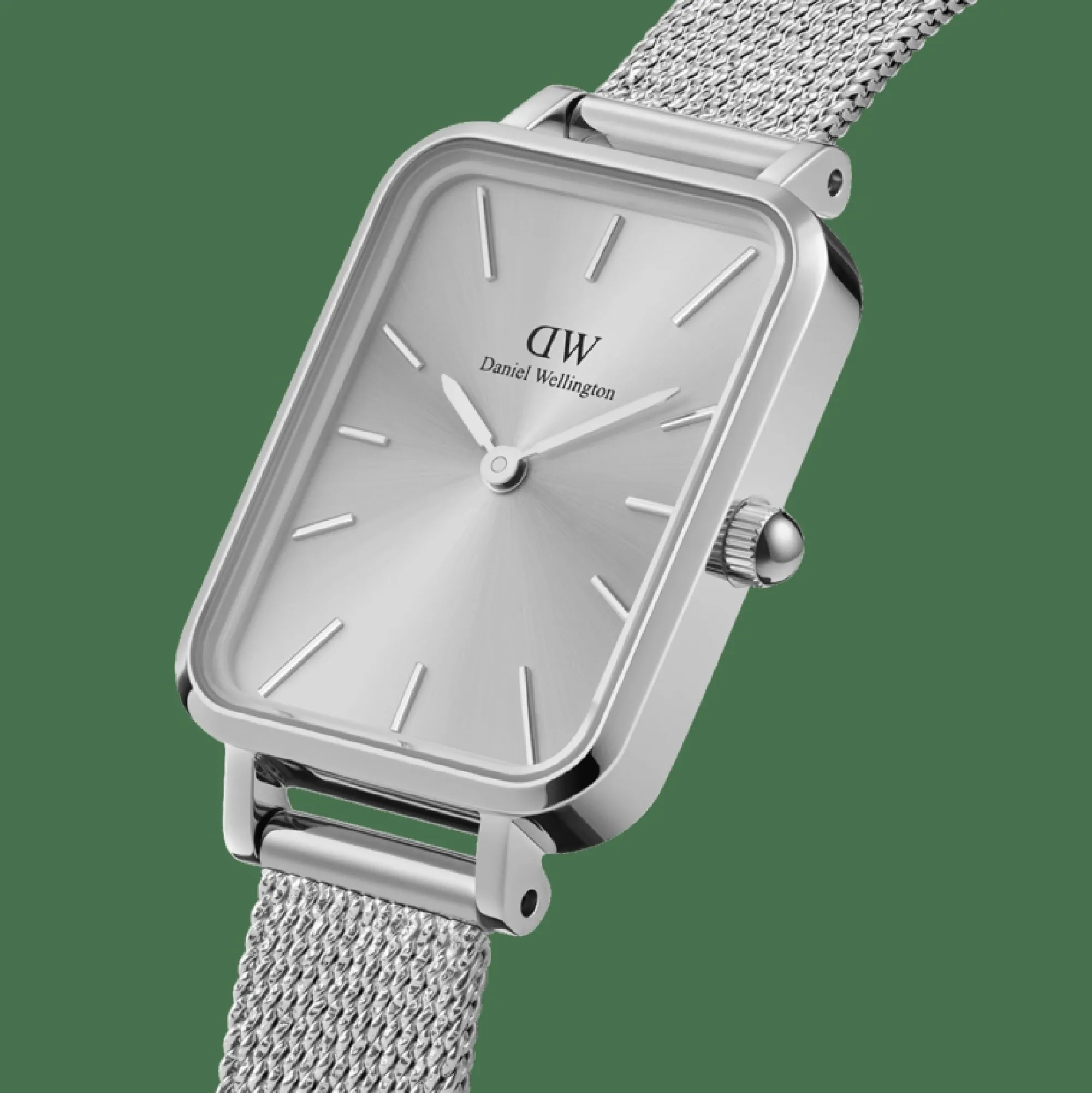 Daniel Wellington Damklockor<Quadro Pressed Unitone Silver