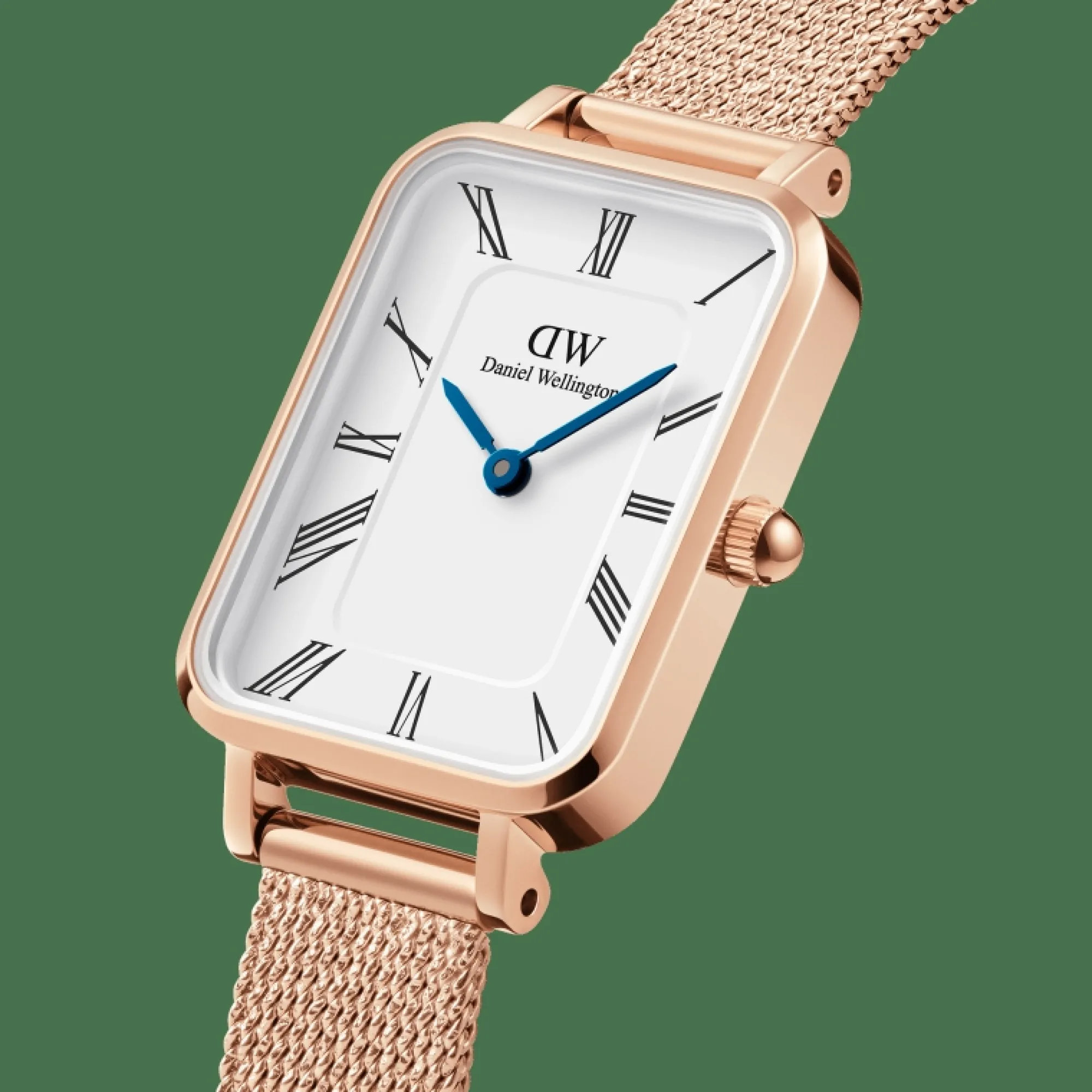 Daniel Wellington Damklockor<Quadro Roman Numerals Melrose Rose Gold