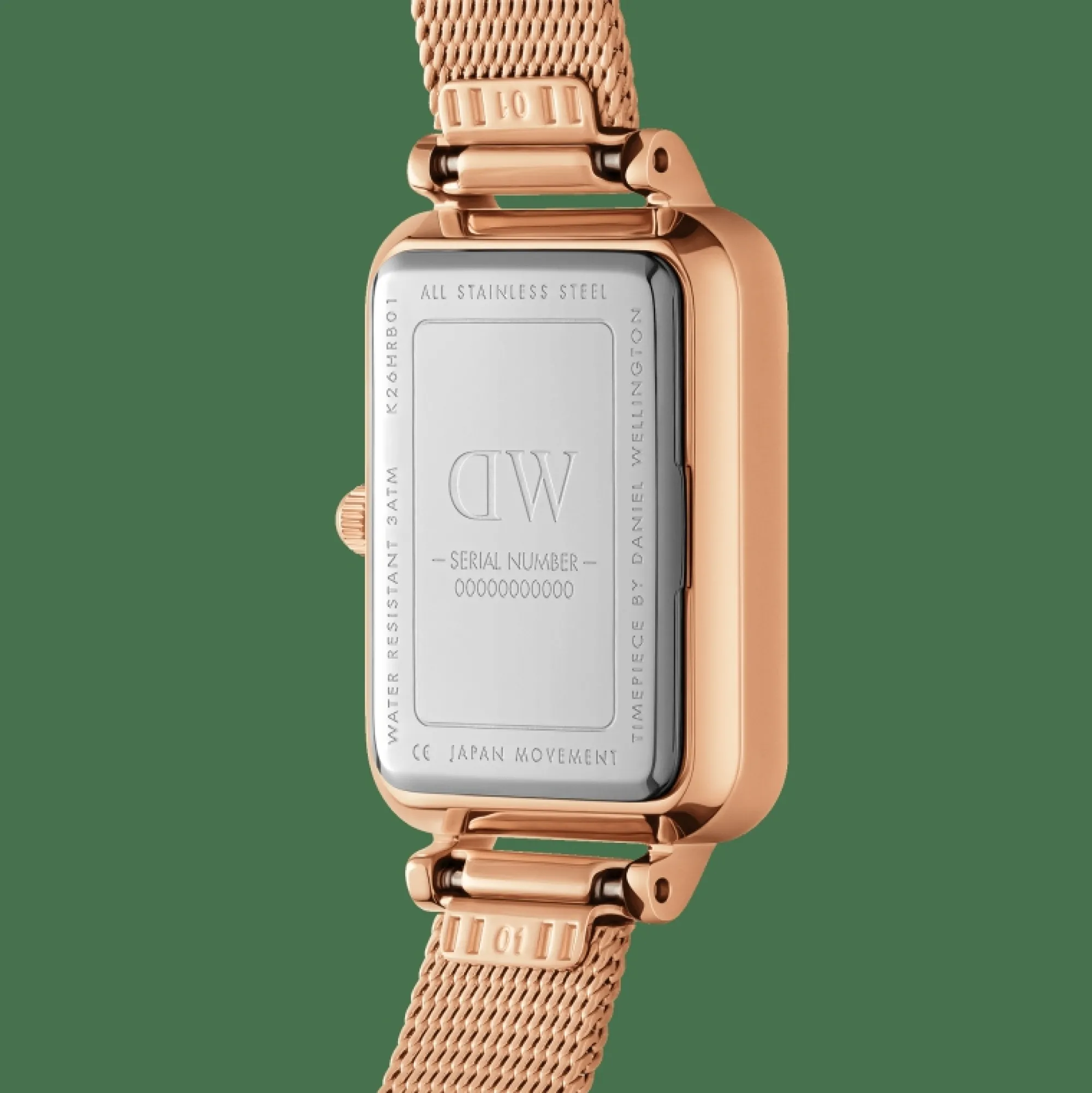 Daniel Wellington Damklockor<Quadro Roman Numerals Melrose Rose Gold