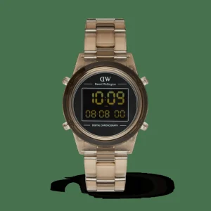 Daniel Wellington Herrklockor | Damklockor<Retro Digital Dark Brown
