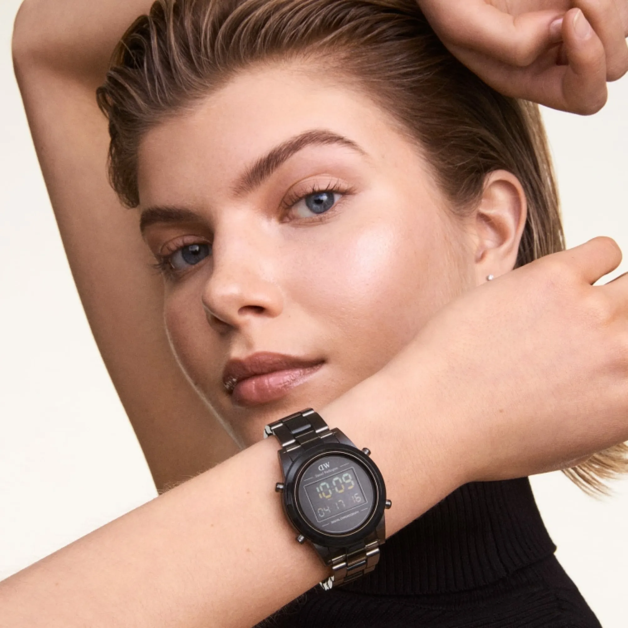 Daniel Wellington Herrklockor | Damklockor<Retro Digital Dark Grey