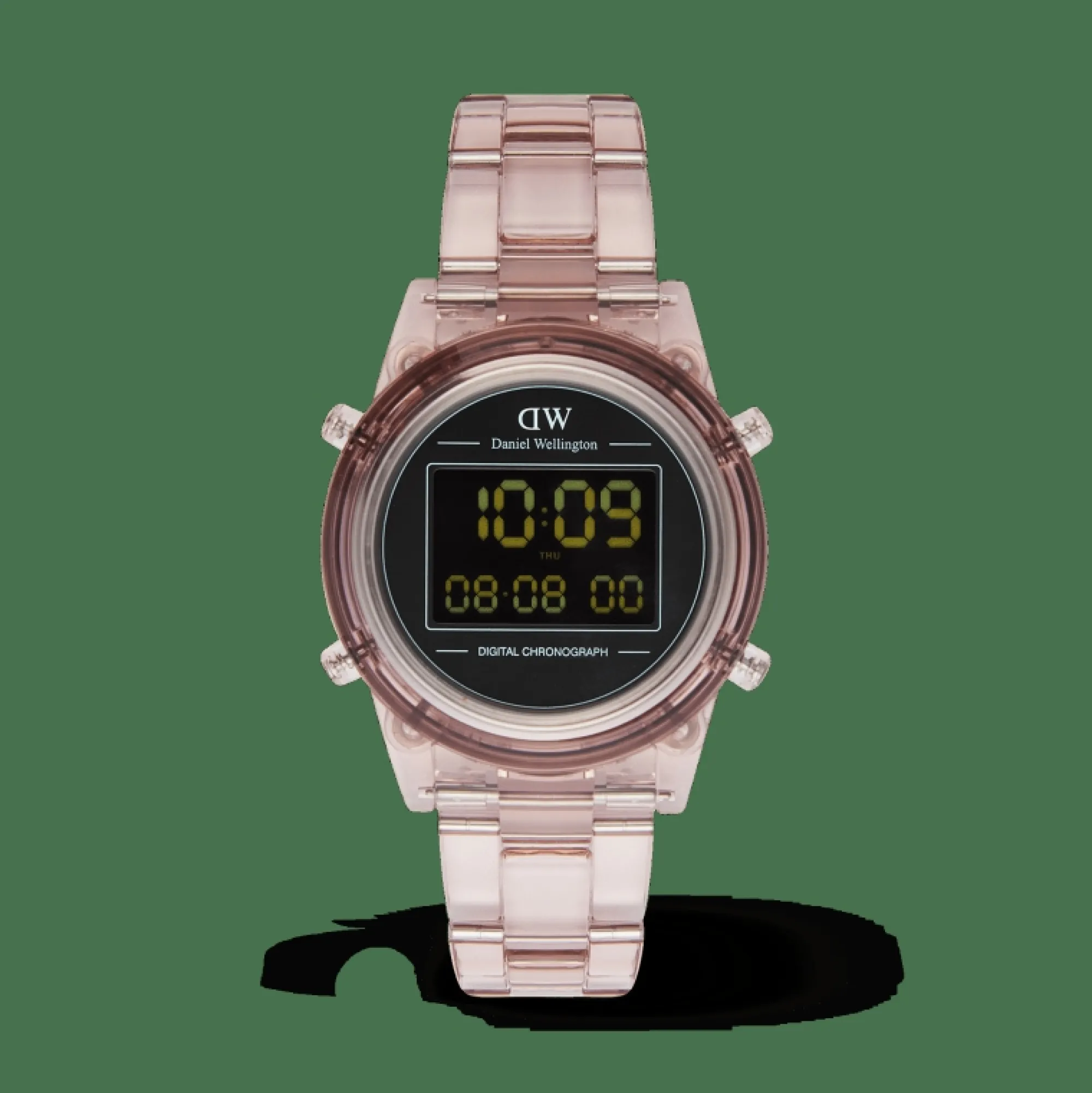 Daniel Wellington Damklockor<Retro Digital Dark Pink
