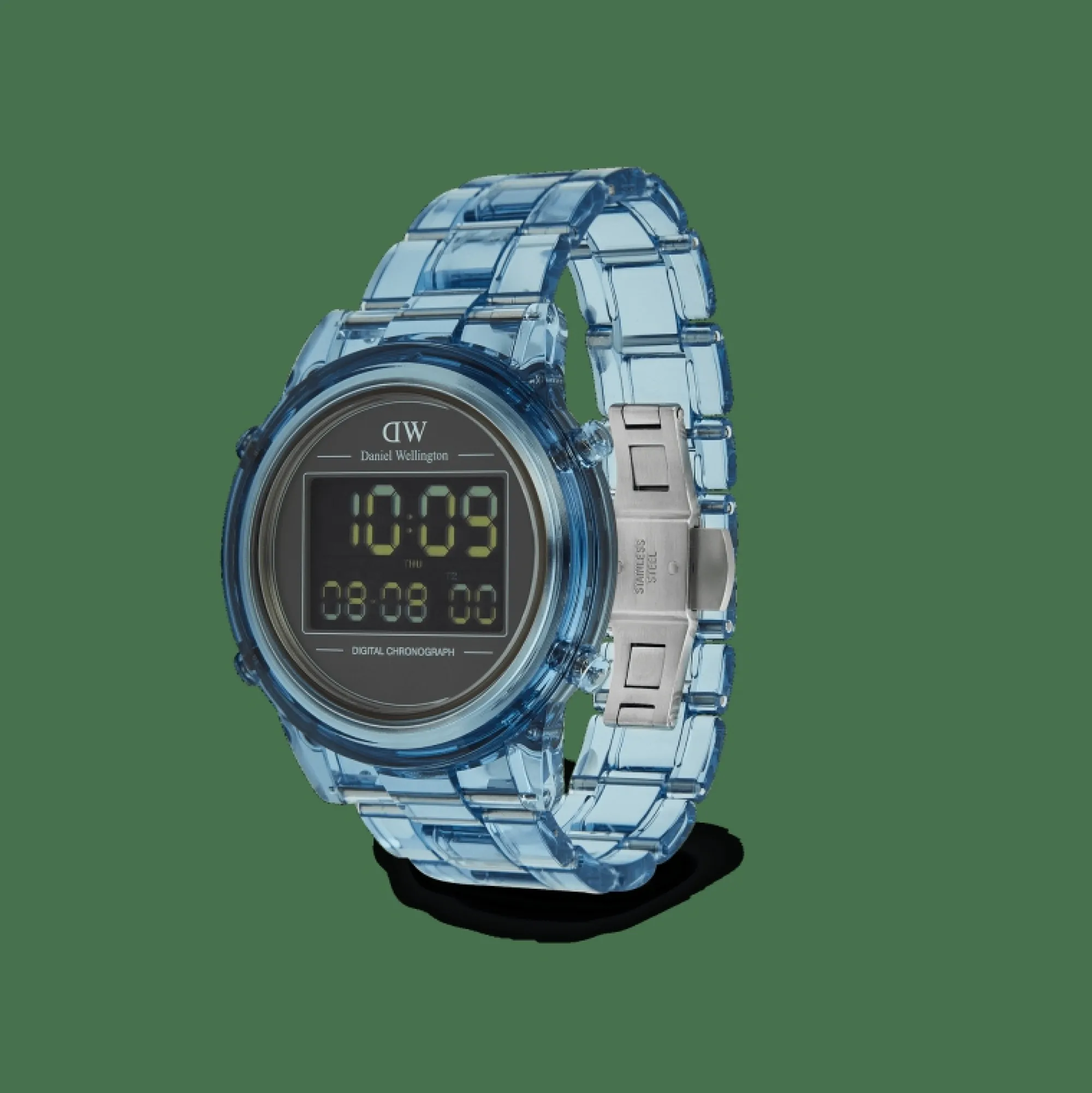 Daniel Wellington Herrklockor<Retro Digital Light Blue