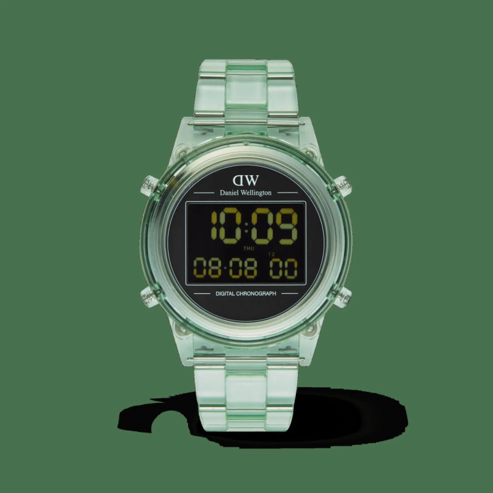 Daniel Wellington Herrklockor | Damklockor<Retro Digital Light Green