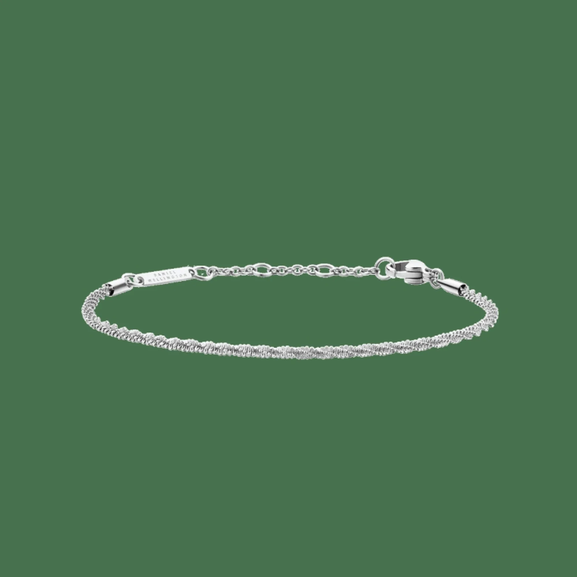 Daniel Wellington Armband<Twisted Chain Bracelet S Silver