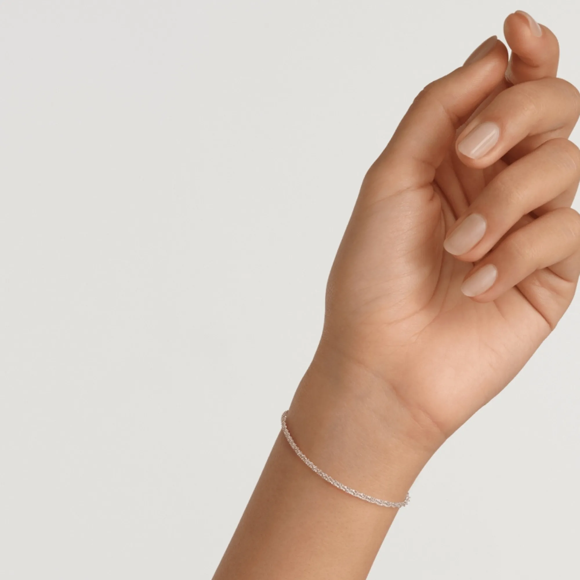 Daniel Wellington Armband<Twisted Chain Bracelet S Silver